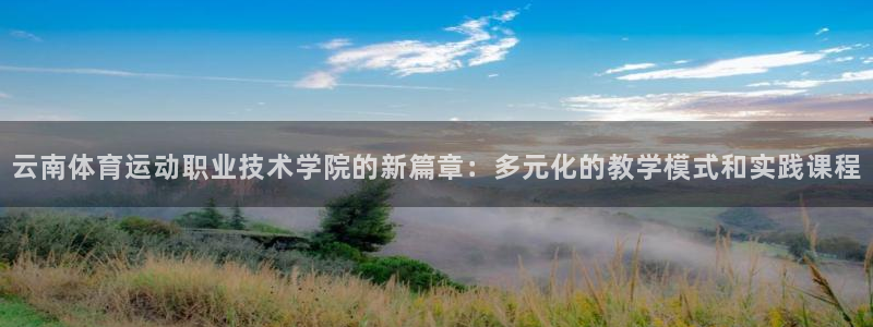 公海赌赌船官方正版app新能源：云南体育运动职业技术